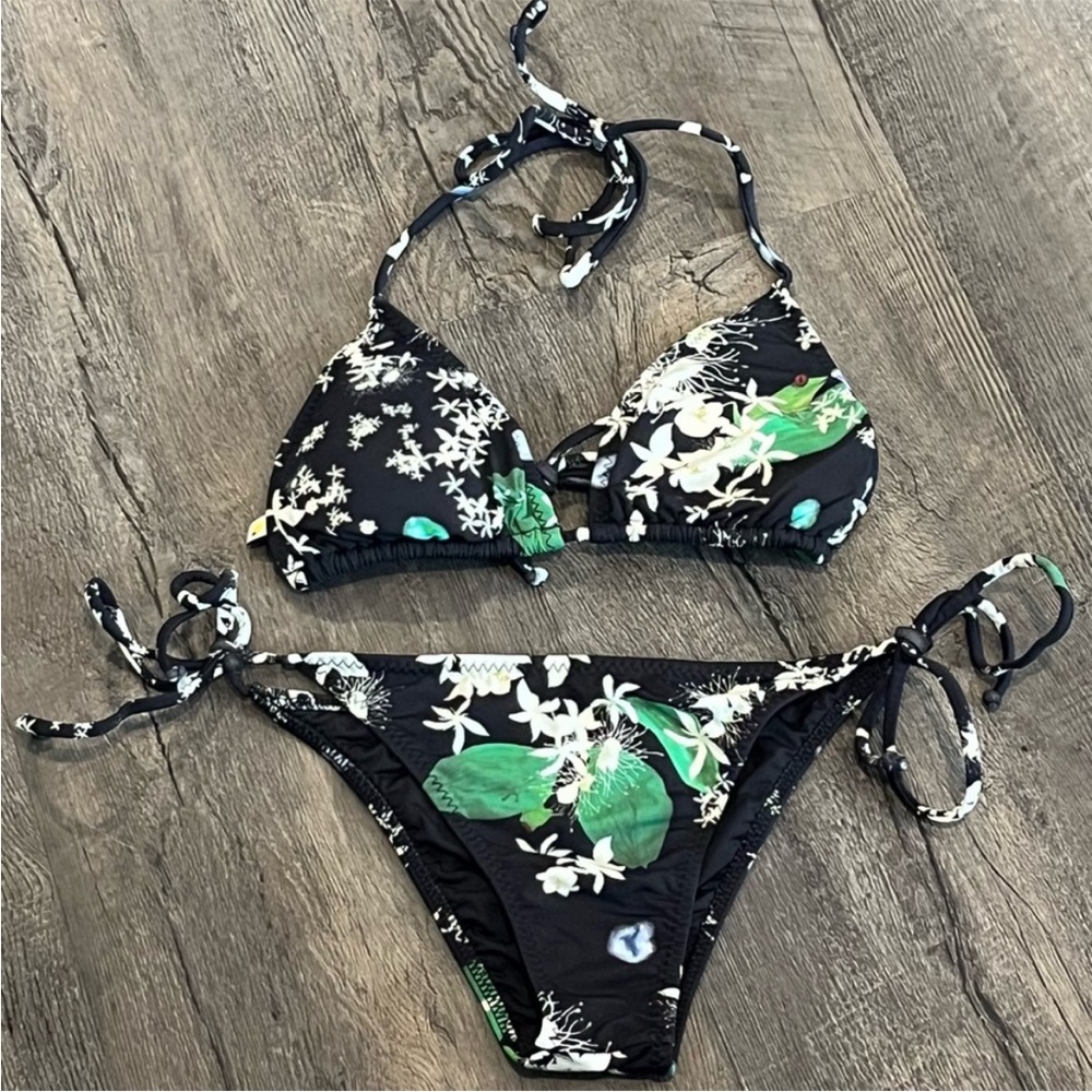 ISOLDA Swim Tropical Print Bikini Set - Picture 1 of 8